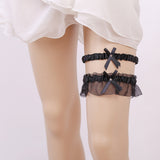 Black bridal wedding Garter