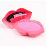 Plastic hairdressing comb portable CIS hair comb massage comb health care massage comb non knotting lip comb