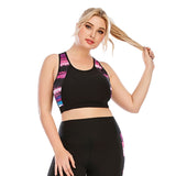 Yoga tight bra vest plus size yoga pants