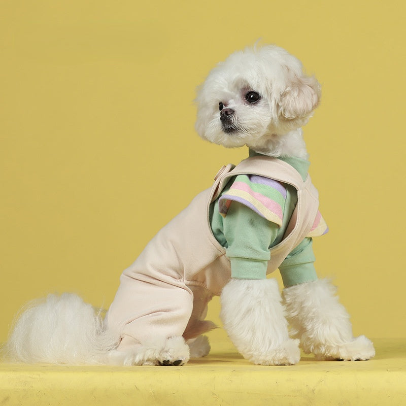 Pet clothes autumn and winter new dog four-legged clothes cat clothes teddy cat clothes