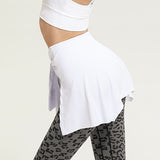 Sports Fitness thigh-length slimming skirt bandage yoga dance ballet skirt