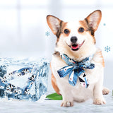 Pet cooling ice scarf summer cool collar saliva towel ice bib ice scarf corgi bucket