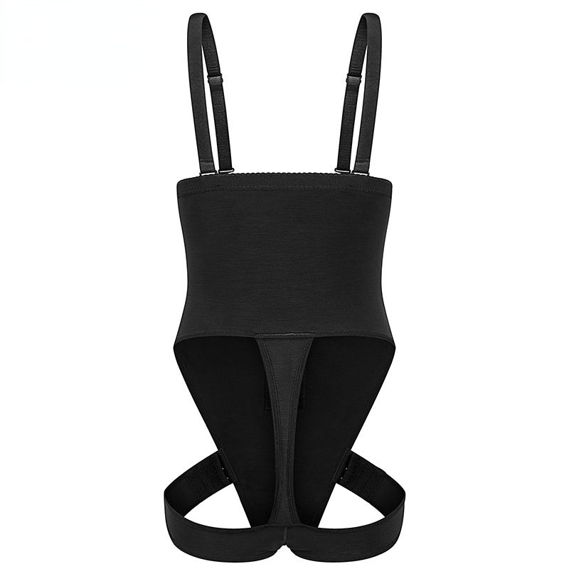 Detachable small shoulder strap one-piece corset hip shaping corset