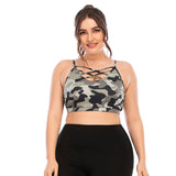 Workout clothes plus size slip top tights