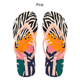 Women's casual printing beach slippers