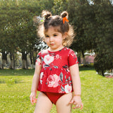 Cotton parent-child Floral Dress