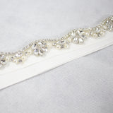 Wavy style figure flattering belt bridal wedding accessories