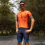 Couple cycling jumpsuit short sleeve suit