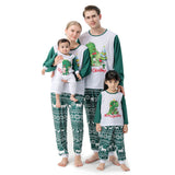 Printed home wear suit family parent-child pajamas