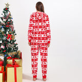 Christmas parent-child one-piece pajamas