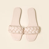 Fashion sandals large strand rope woven sandals women's large size
