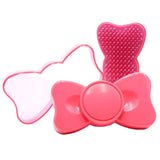 Hairdressing comb bow tie along hair comb anti knot massage comb