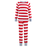 Red pattern home wear suit pajamas