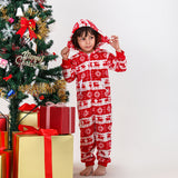 Christmas parent-child one-piece pajamas