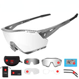 Cycling goggles outdoor sports glasses 3 pieces replaceable lens