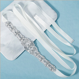 Wedding accessories rhinestone Pearl bridal belt