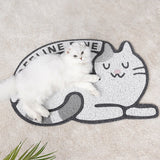 Cat litter mat anti cat rubbing mat cat litter basin mat anti splash cat toilet mat non slip mat