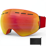 Double-layer anti-fog goggles