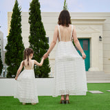 Sling backless dress mother-daughter matching outfit