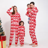 Christmas parent-child one-piece pajamas