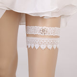 Wedding stockings with leg circle bridal Garter