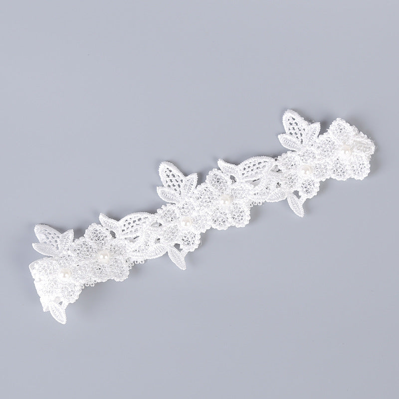 Rhinestone lace bridal Garter wedding accessories