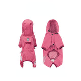 Pet raincoat summer dog clothes four foot full bag breathable pet clothes casual outdoor clothes