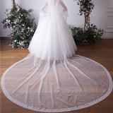 Double-layer lace veil bridal wedding accessories