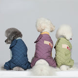 Pet clothes dog Teddy clothes cat clothes close fitting autumn and winter warm dog clothes