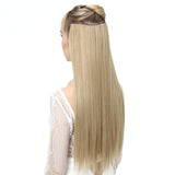Fashion wig set long straight hair hair extension