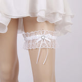 Sexy lace rhinestone garter