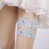Bridal blue garter wedding accessories