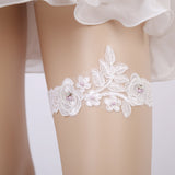 Bride flowers garter wedding accessories