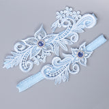 Bridal blue garter wedding accessories
