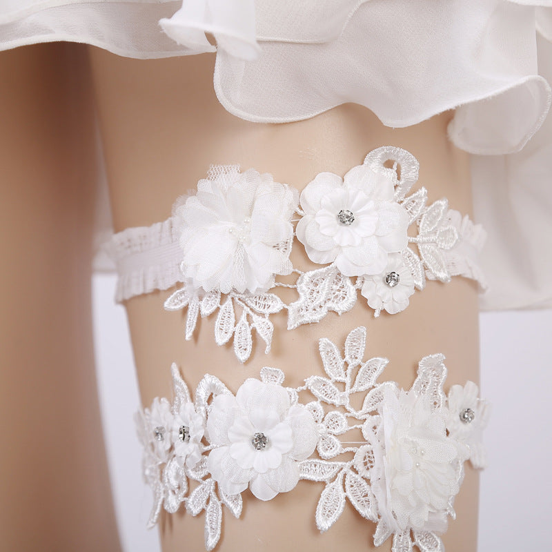 Lace wedding accessories bridal garter