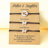 Parent-child bracelet fashion braided bracelet (Set Of 3 Pcs)