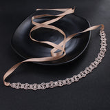 Rhinestone woven belt all-match wedding accessories