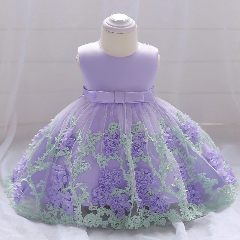 New First Birthday Dress Lolita Dress Flower Princess Dress
