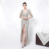 Women Party Dress Long Sequin Evening Dress