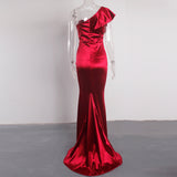 Women Sleeveless Sexy Ruffled Maxi Dress Prom Evening Party Long Dresses Gown