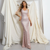 Women Sequin Mermaid  Dresses  Long Fancy Dresses