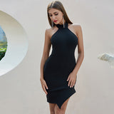 Women Dresses Sexy Backless Bodycon Bandage Evening Dresses