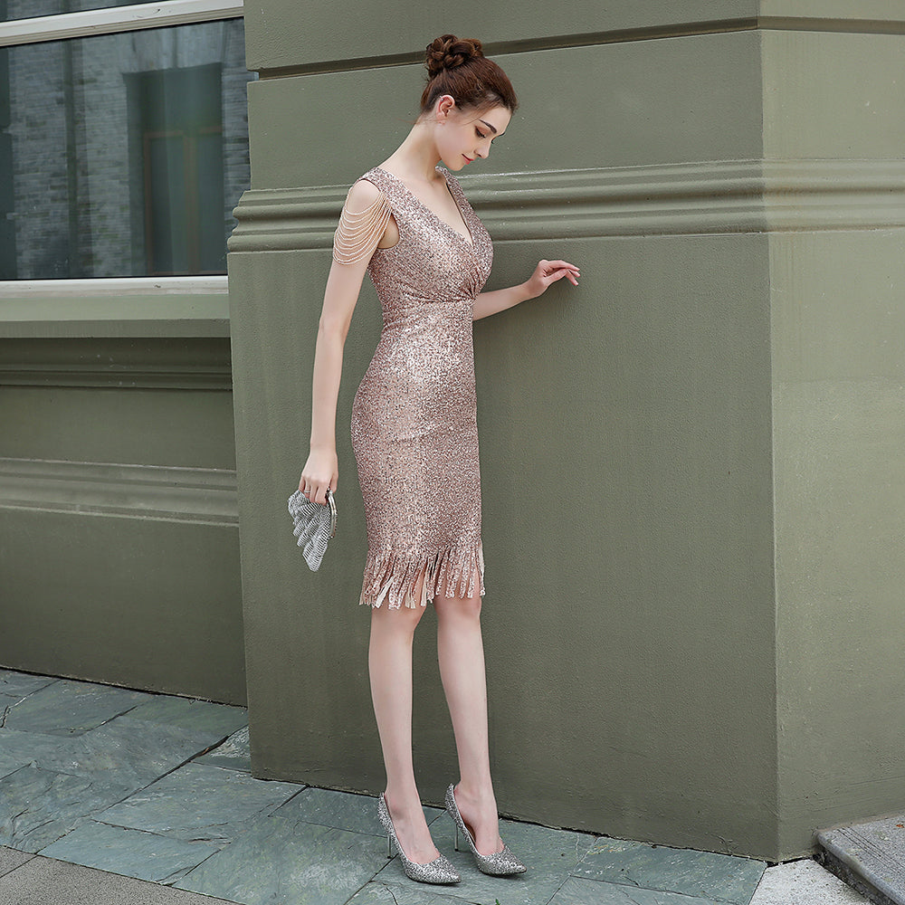 New Style Sequins Dress Party Evening Dress