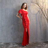 New style buttock Fit Long Dress Party Evening Dress