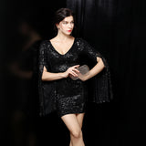 New Sequins Short Sexy Party Evening Dress