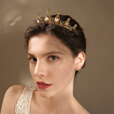 Bridal hollow alloy rhinestone tiara