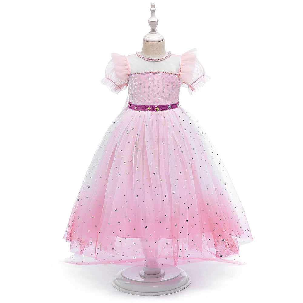 Children's Dress Princess Dress Frozen Sequins Cosplay Dress