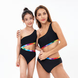 Bikini new sexy swimsuit women's one-piece parent-child swimwear for Mom and Me