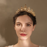 Bridal tiara Baroque vintage rhinestone crown