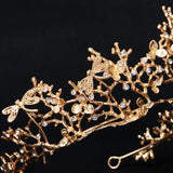 Bridal wedding tiara vintage court style rhinestone crown